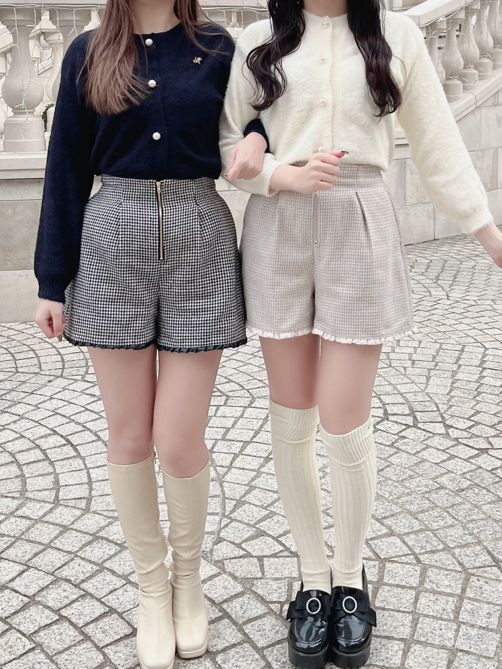 MELTIE front zip tuck pants | meltie