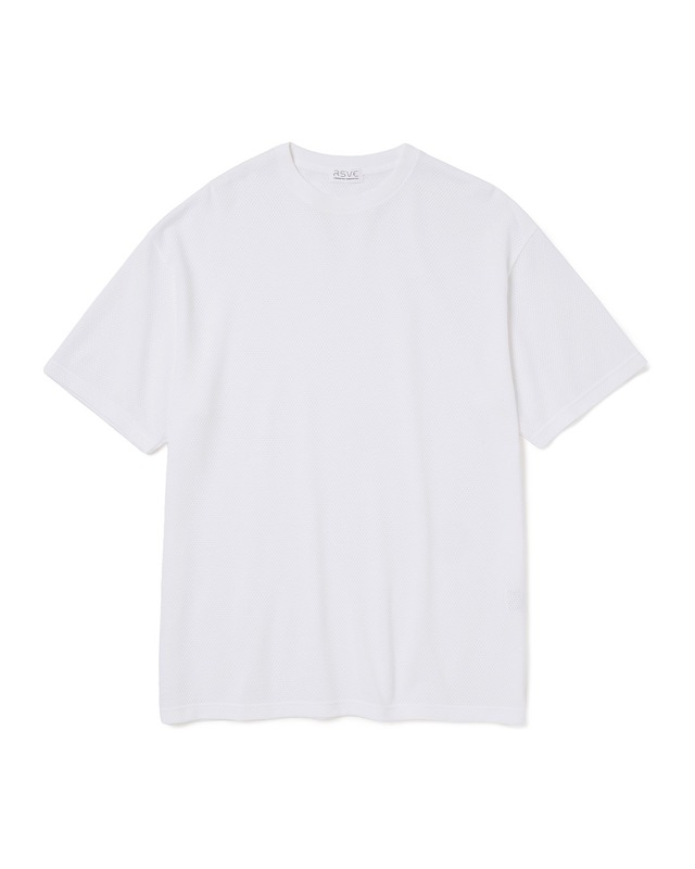 RSVE “Cotton Mesh Tee” White