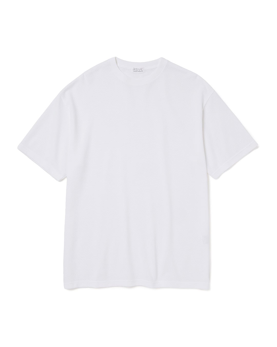 【先行予約】RSVE “Cotton Mesh Tee” White