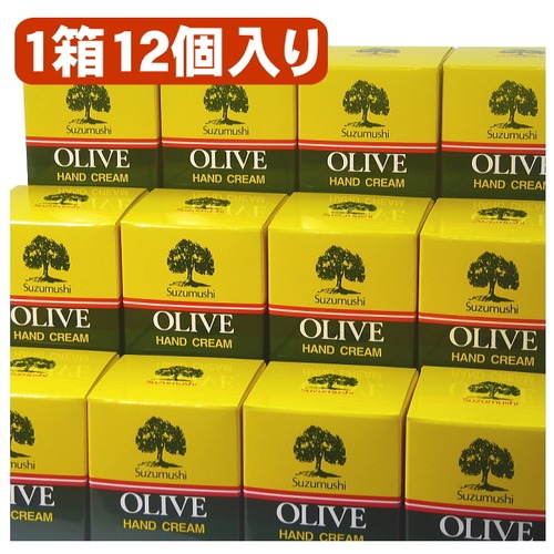 【送料無料】鈴虫オリーブ化粧品　鈴虫オリーブハンドクリーム60g（カップタイプ）×12個セット