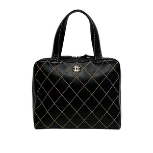 CHANEL シャネル ワイルドステッチ ハンドバッグ ブラック 8296-202209