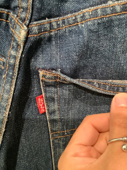 【ユニセックス】70年代 Levi's505 シングルステッチ デニムパンツ