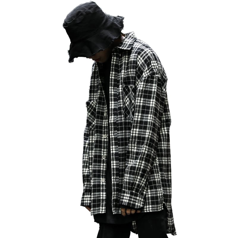 "Ro-街-CK" High Street Long Shirt