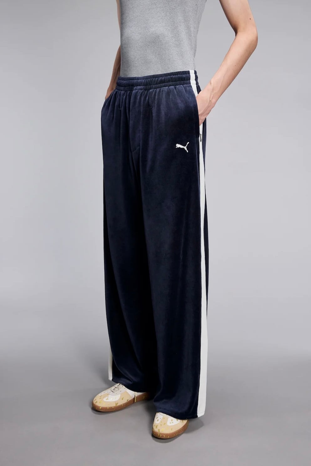 PUMA x MASU T7 ワイド トラックパンツ 48 MASU / PUMA × MASU T7 WIDE TRACK PANTS (DARK NAVY) | THE MODERN AGE