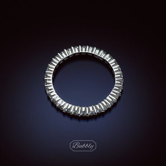 極細 2mm フルエタニティリング 重ね付けリング【BU040】 | Bubbly