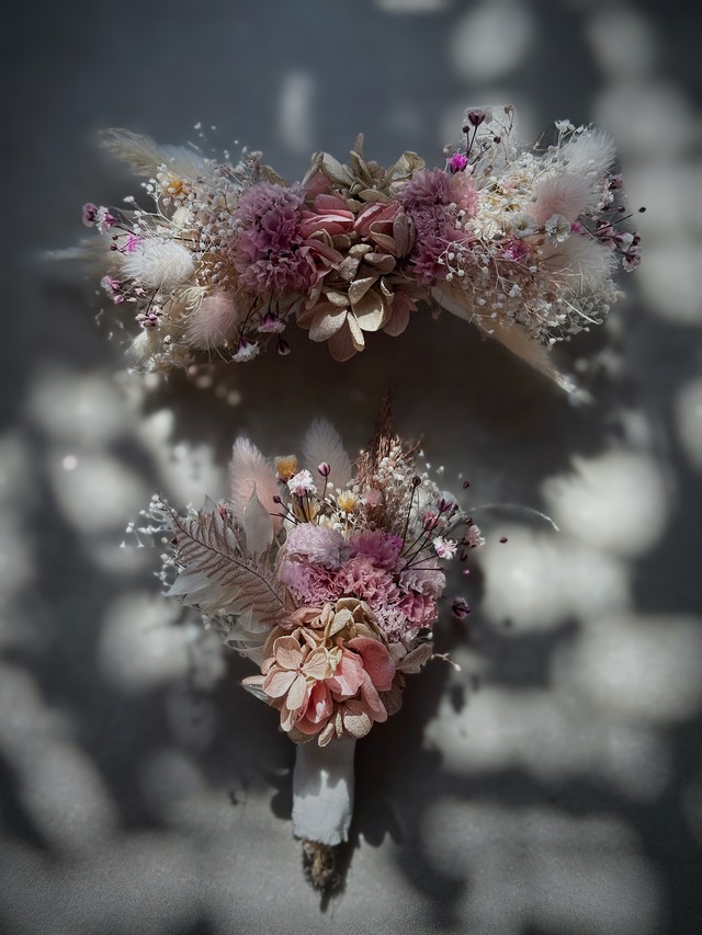 お花の絨毯スワッグ