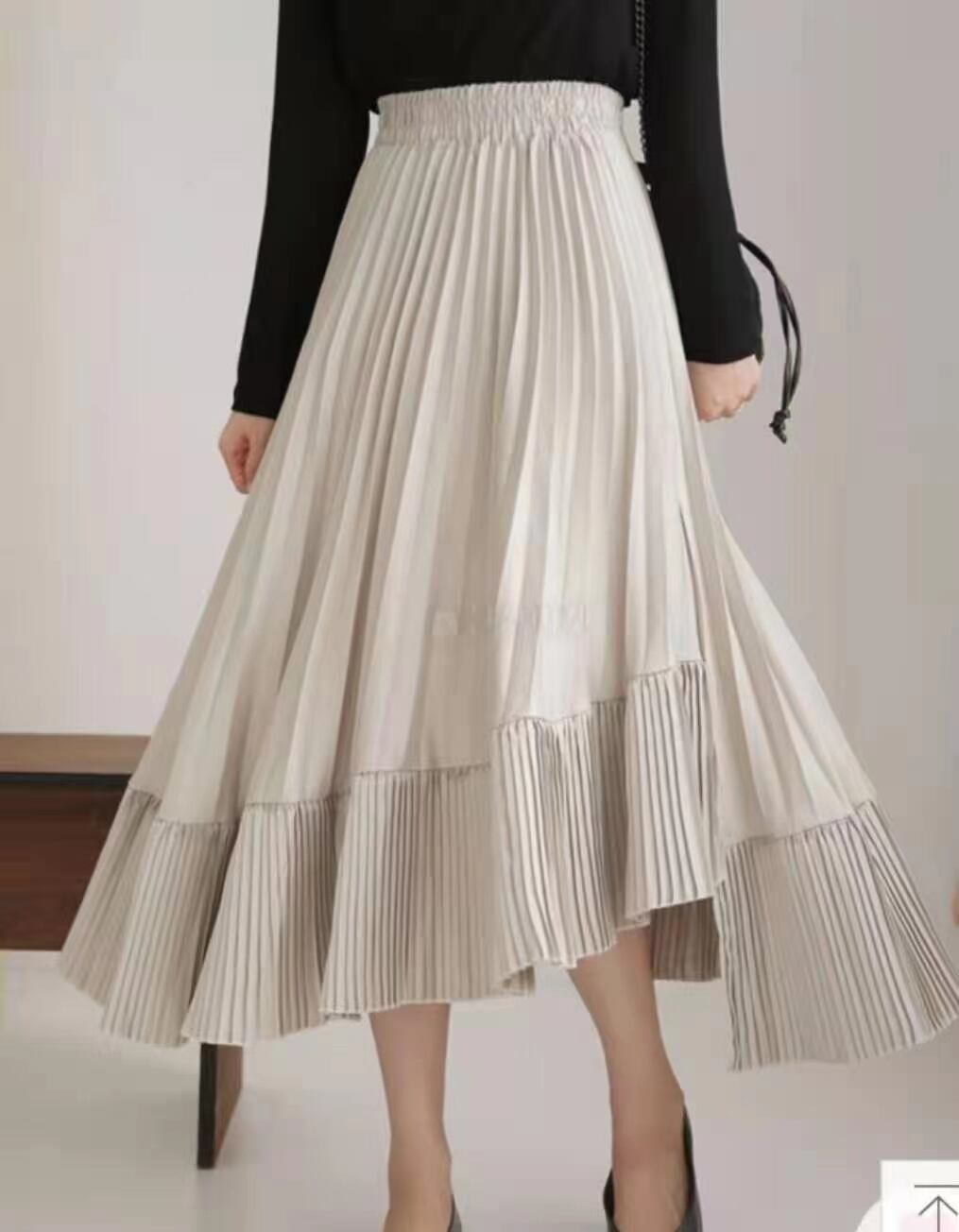 シャイニープリーツスカート  AJ1365-E006