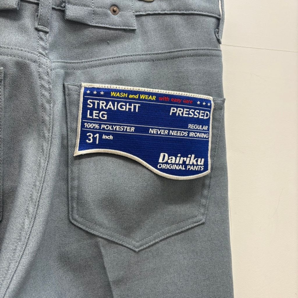 DAIRIKU ダイリク 20AW Straight Flasher Pressed Pants ストレート