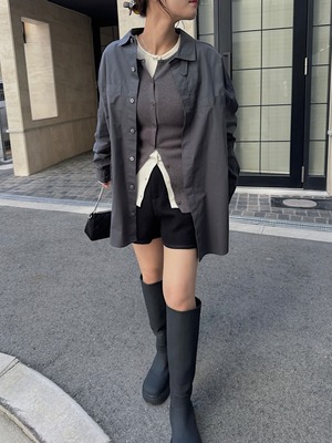soft lib button knit cardigan