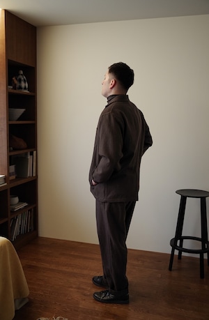 Virgin Wool Washed Twill Jacket