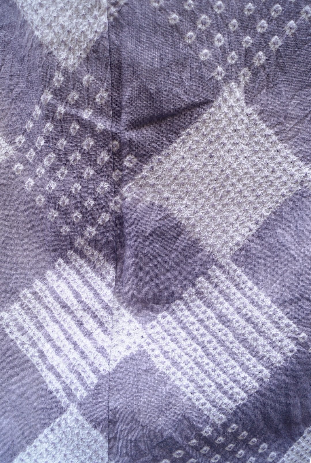 【有松絞り浴衣専門店つゆくさ・浴衣】鳩羽色 菱つなぎ 浴衣