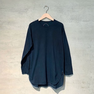 【COSMIC WONDER】Organic cotton long sleeve pullover/Sumi yambaru indigo/02R03001-5
