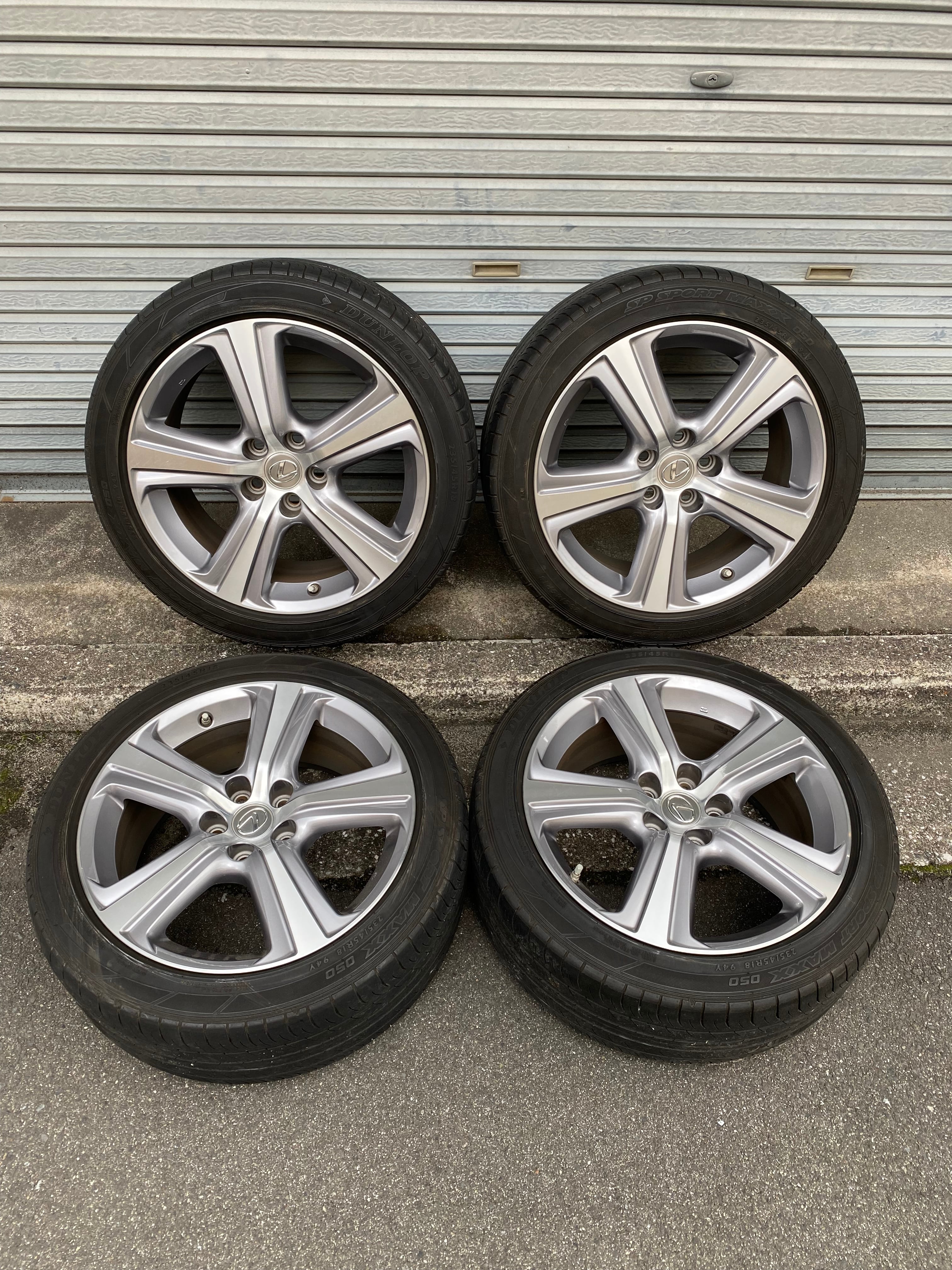 LEXUS レクサス 純正ホイール 18インチ 8J pcd114.3 5穴 235 LEXUS レクサス 純正ホイール 18インチ 8J pcd114.3 5穴 235