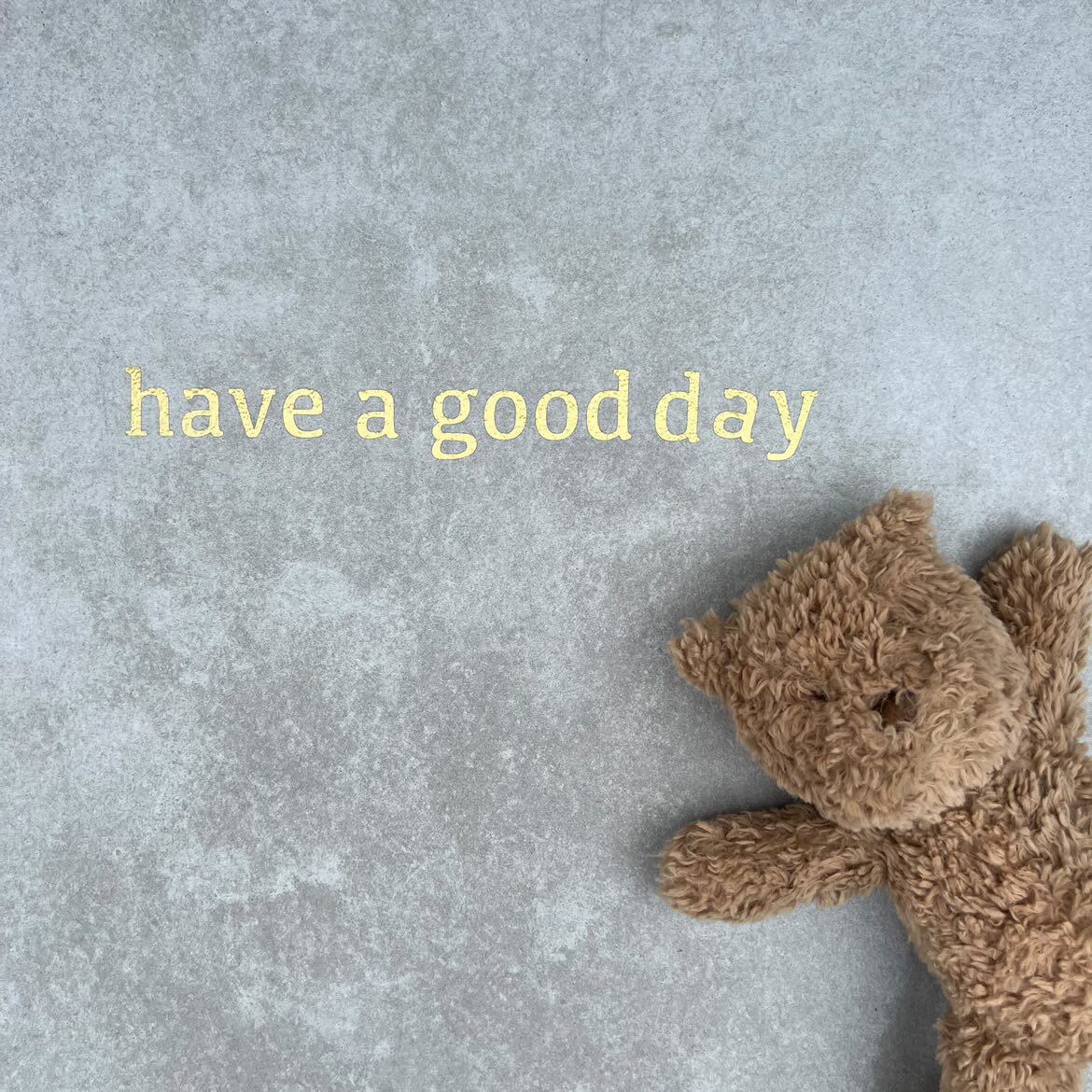 Have a good day 真鍮レター風 | sherry.design