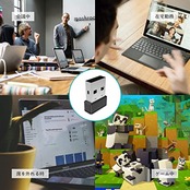 マウスジグラー USBポート マウスムーバー マルチトラックをサポートし、マウスの動きをシミュレートして、スリープ状態を防ぐ プラグアンドプレイ