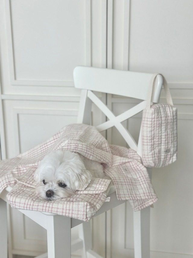 〈即納アイテム〉EYOU / ソフトデイズブランケット-ピンクチェック