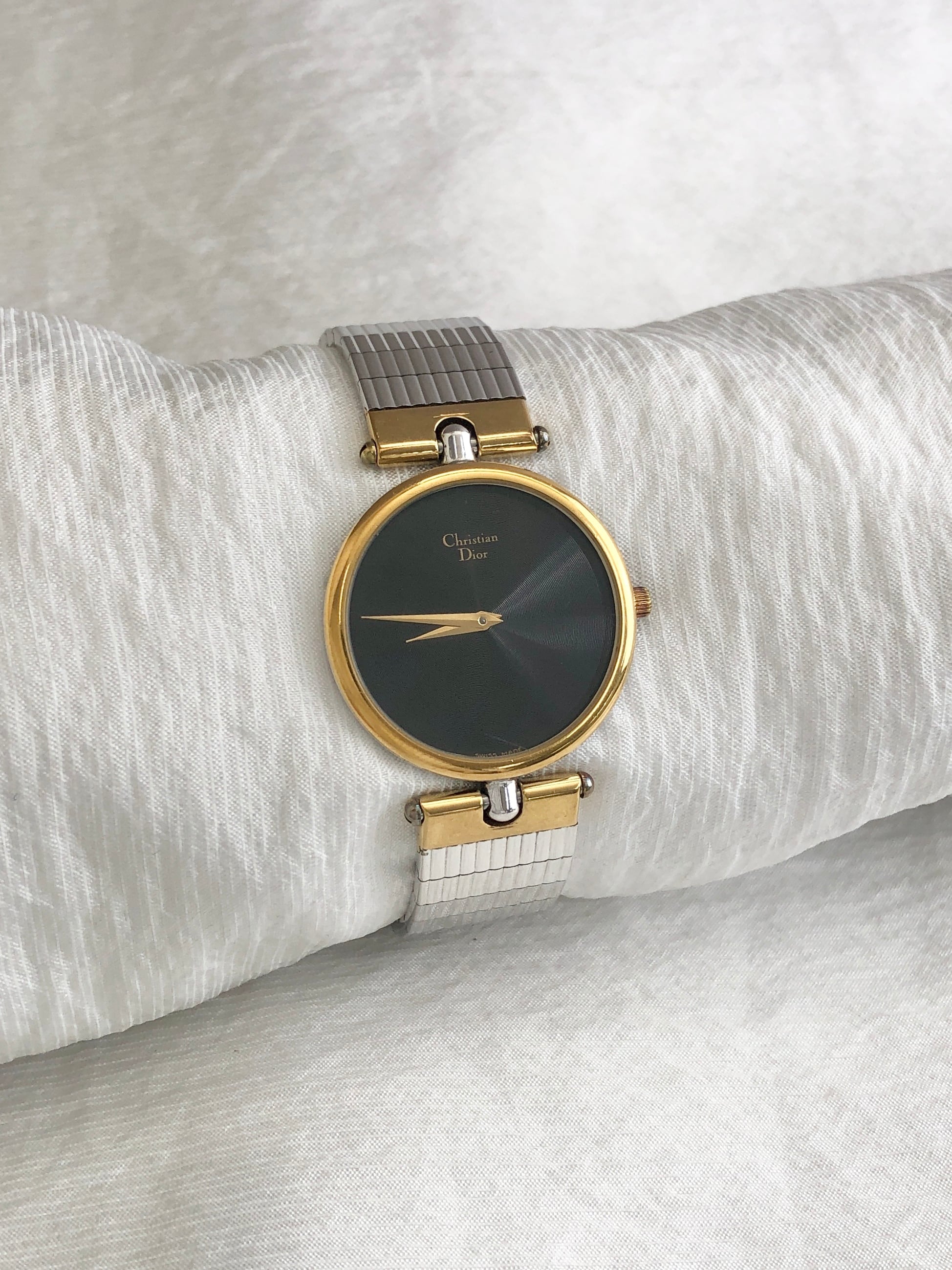 Christian Dior クリスチャン ディオール 腕時計 シルバー ステンレススチール クウォーツ 3026 vintage ヴィンテージ オールド 4epvim