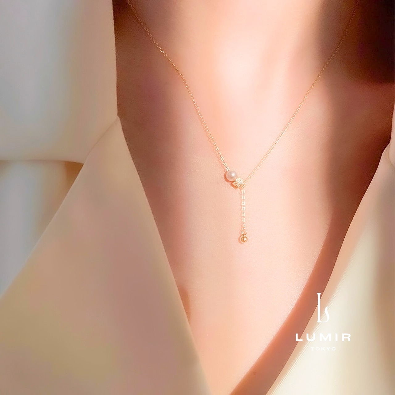 ミスティックパールチェーンネックレス