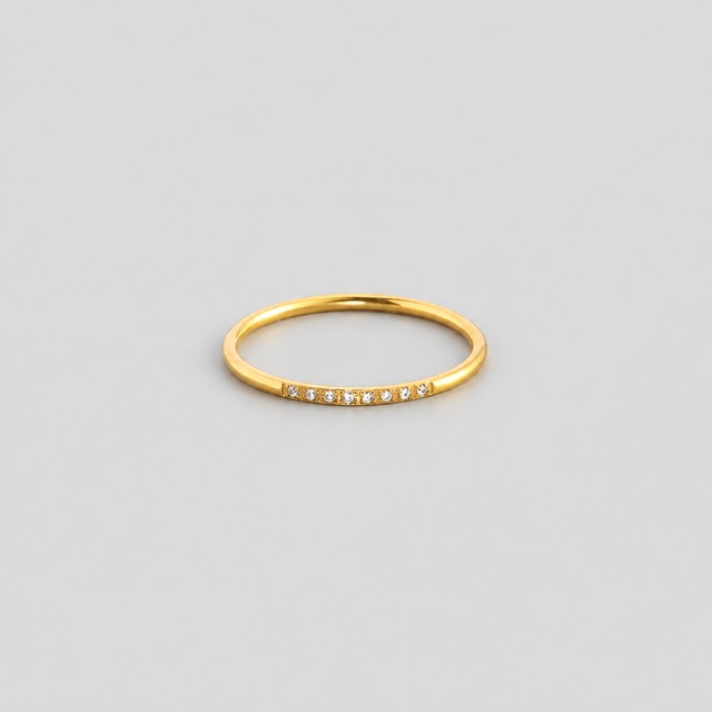 316L zirconia simple ring  #r83