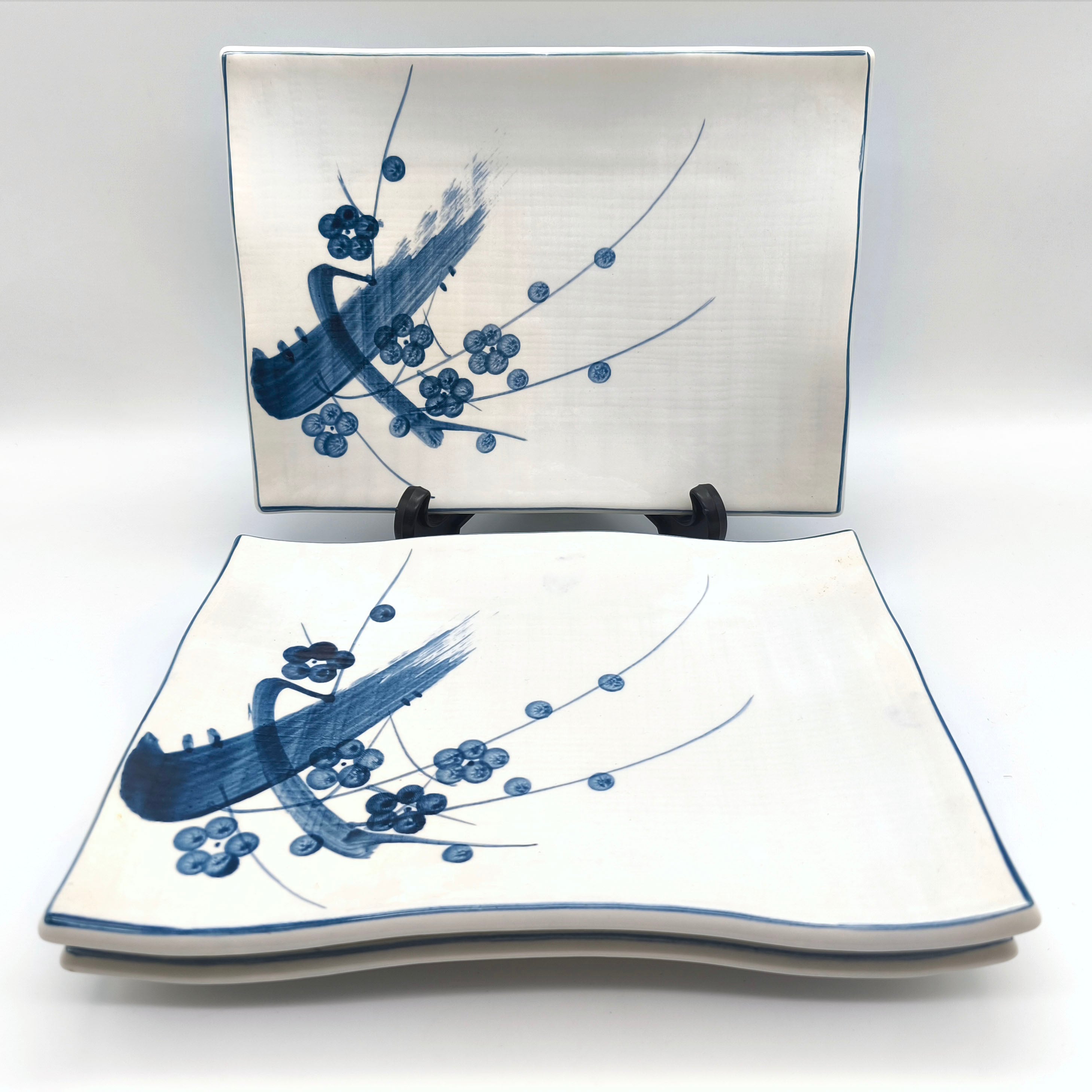 たち吉・青嵐・中皿・5客揃・和食器・取分け皿・No.230525-40・梱包