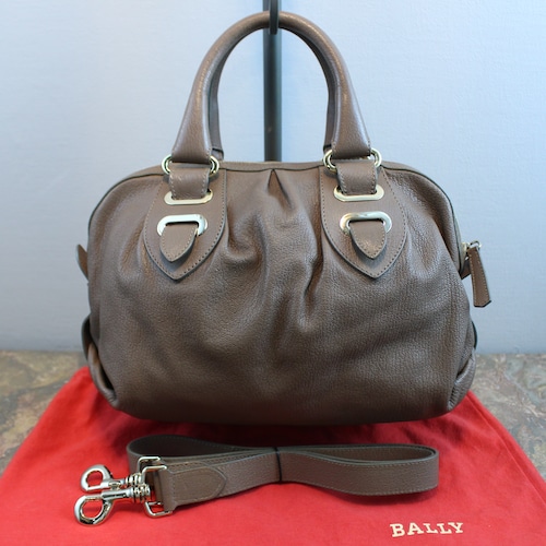 .BALLY LEATHER 2WAY SHOULDER BAG MADE IN ITALY/バリーレザー2wayショルダーバッグ 2000000036229