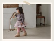 韓国子供服 / 26winter / puella FLO / チカミニワンピース / キッズ / 冬服 *90~140*