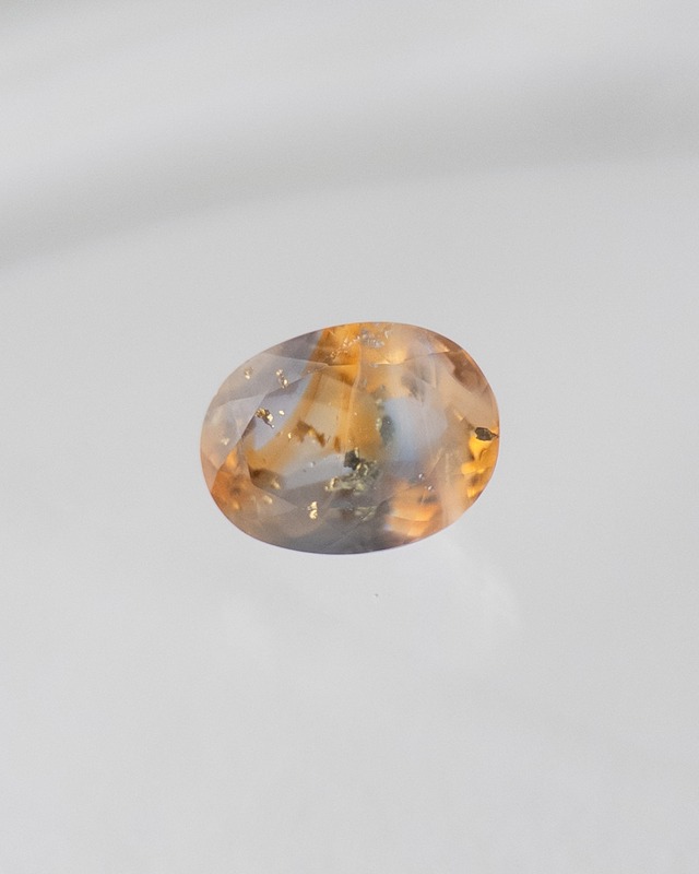 オーバル 8×6mm #259【硝子の宝石】箔入