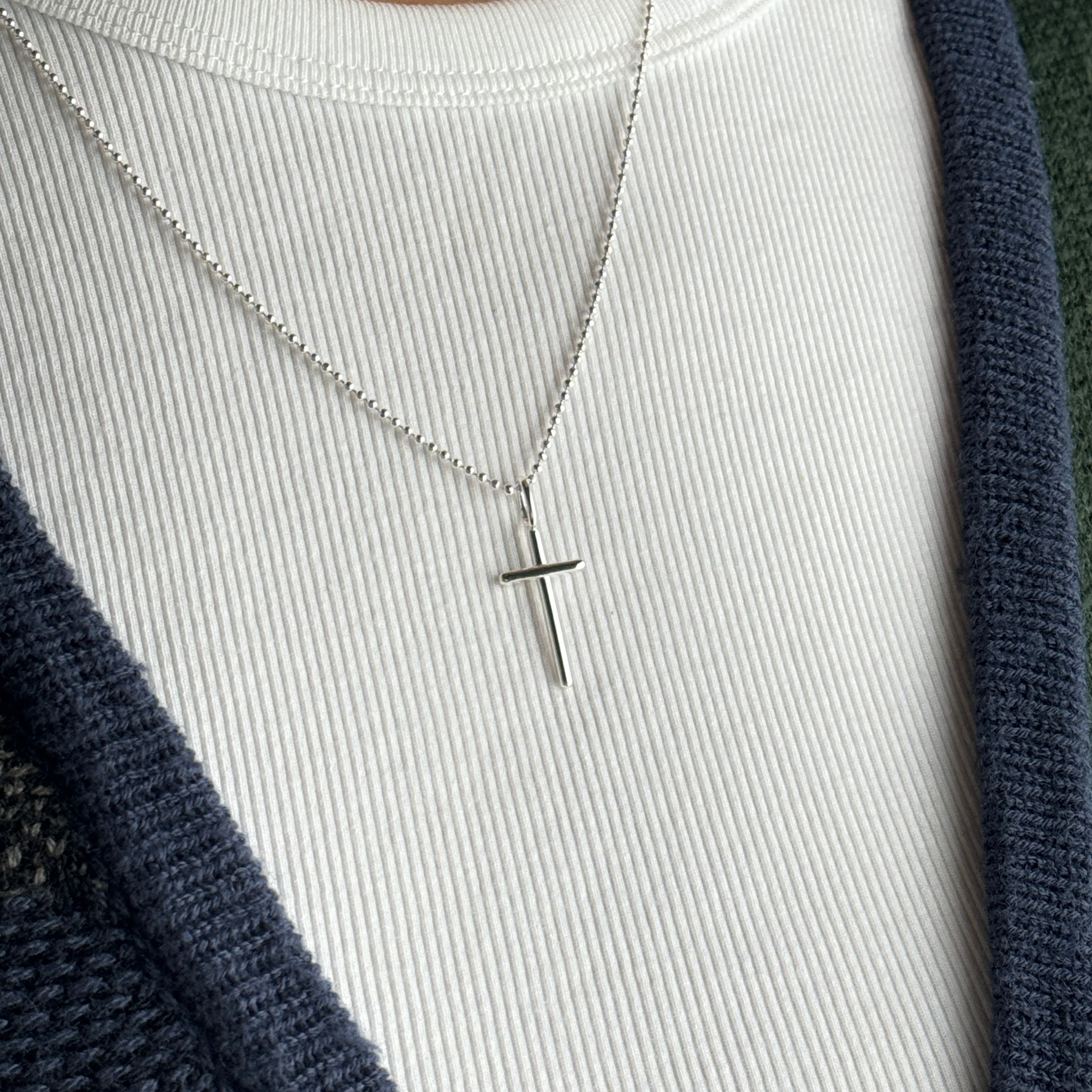 シンプル クロス ネックレス | 【公式通販】鎌倉のシルバージュエリー