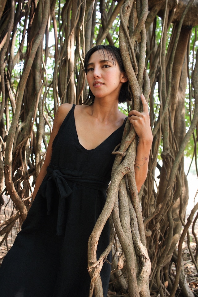 Khadi cotton west belt dress