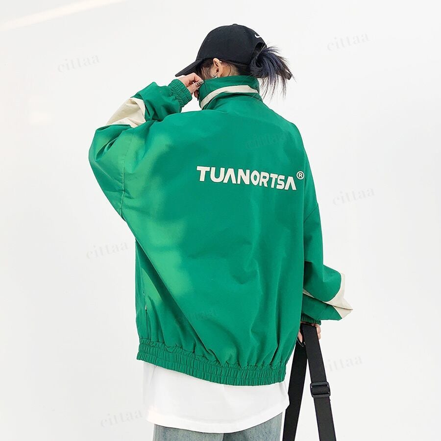 ☆予約☆D-1056 2026春新作♡TUANORTSA配色デザイントラックジャケット
