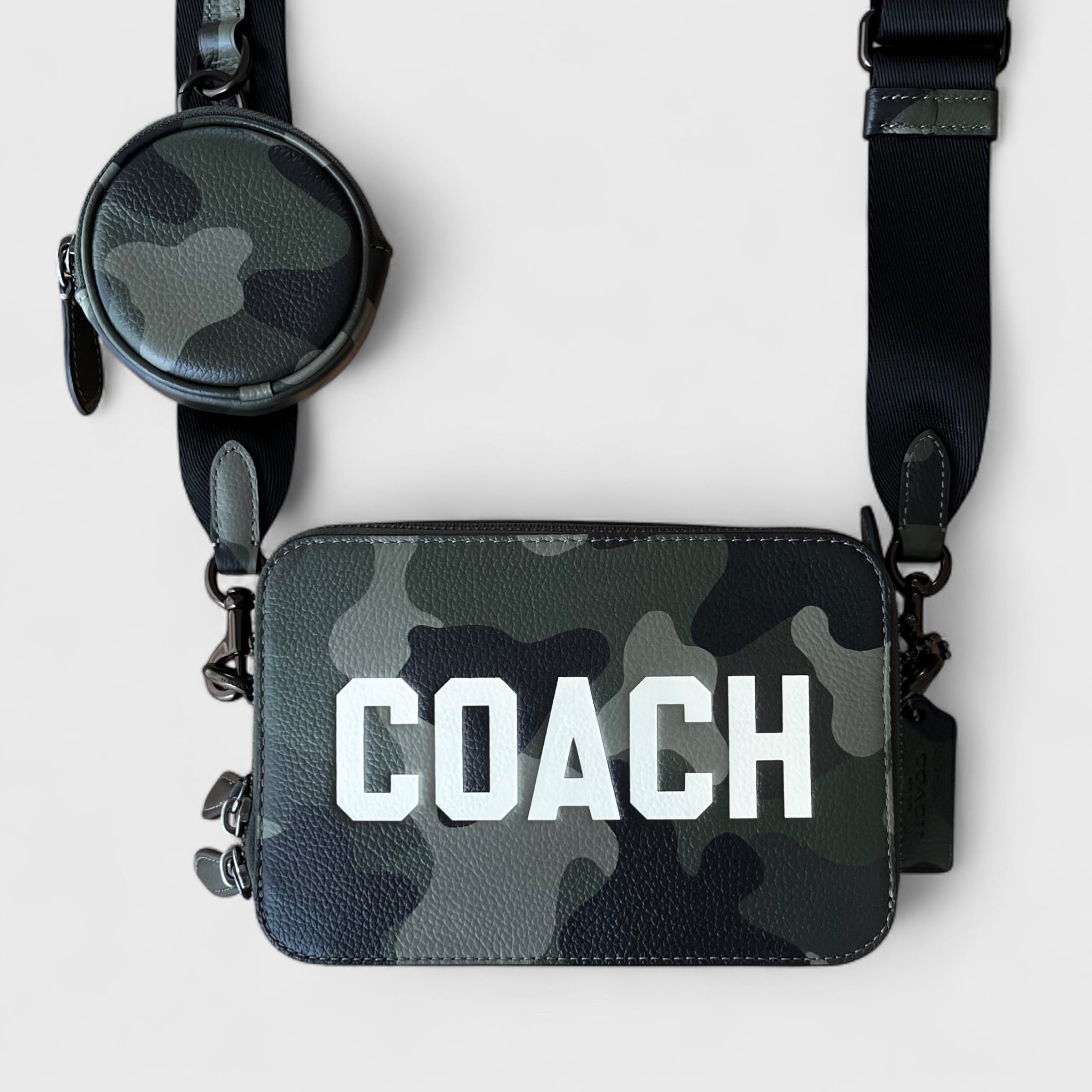COACH コーチ チャーター クロスボディ 19 カモ プリント アンド