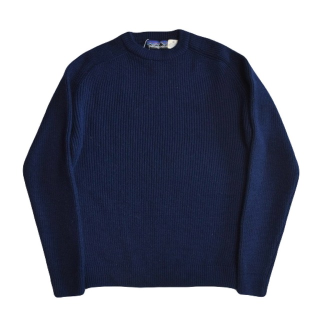 USED 80s patagonia CHAMONIX GUIDE SWEATER -Medium 02853