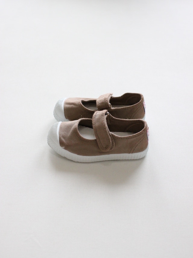 Cienta Velcro One Strap shose   Beige　