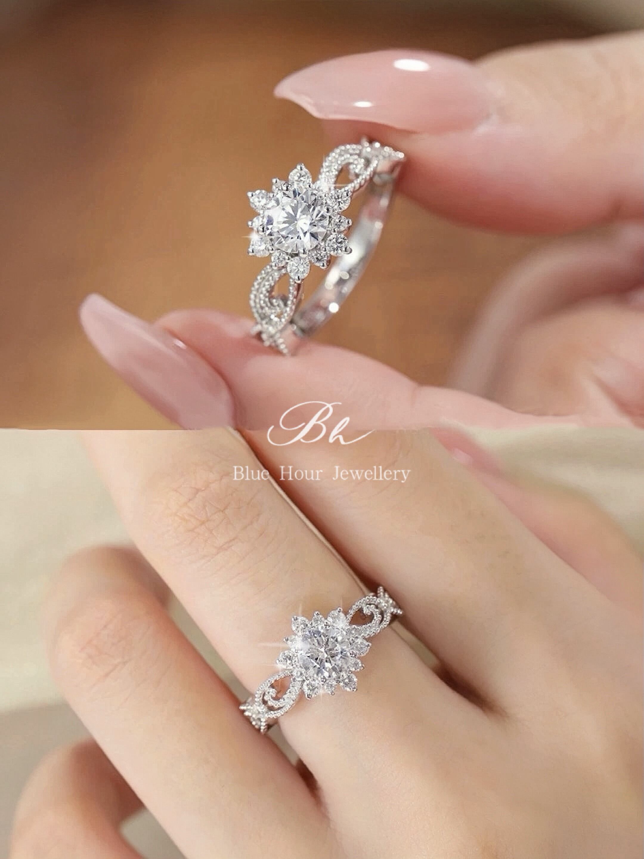☆0.55ct☆✨ミル打ちダイヤモンドK18WGエタニティリング指輪12号 