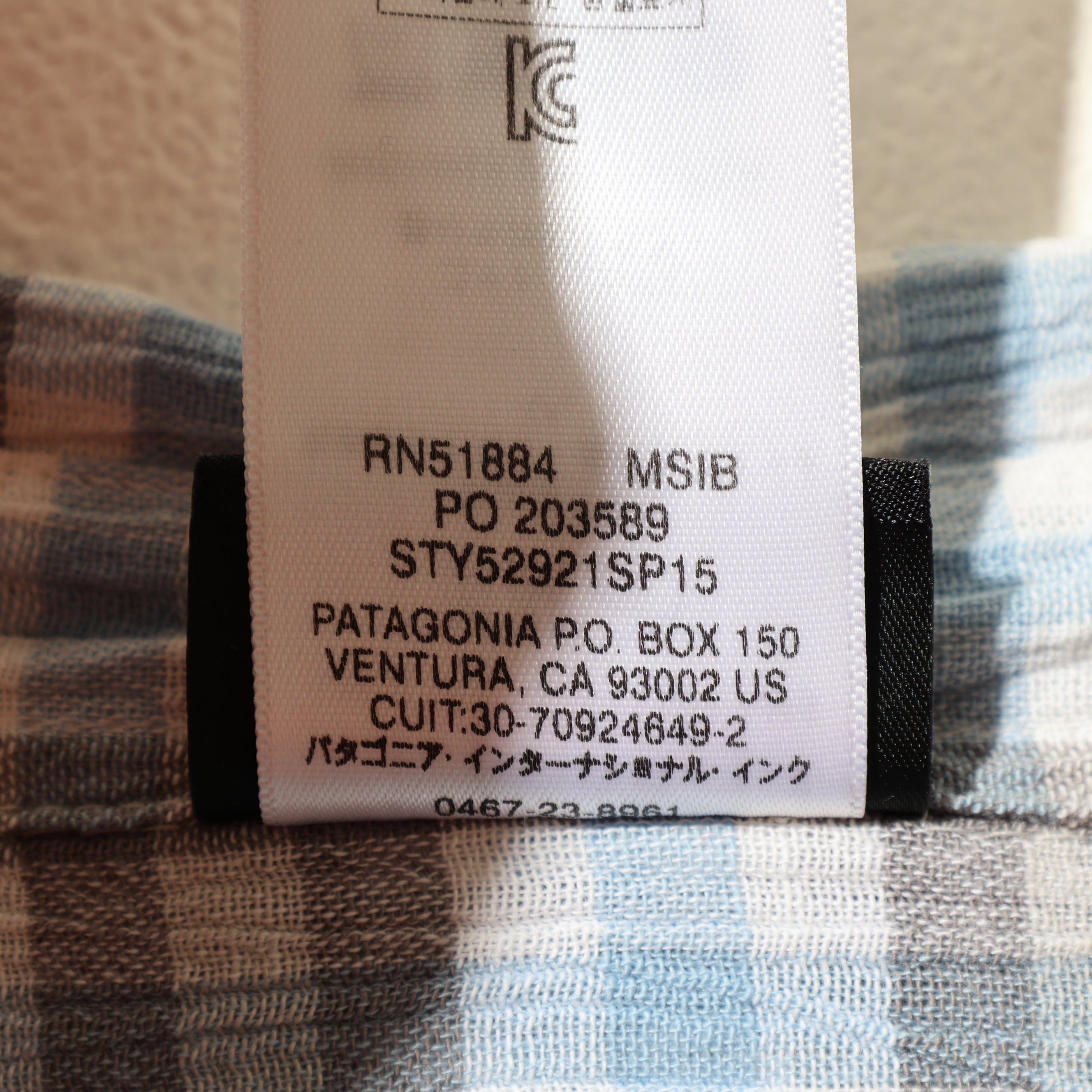 極美品 L 15年 A/C Yarn Dye Shirt Patagonia ACシャツ ヤーンダイ