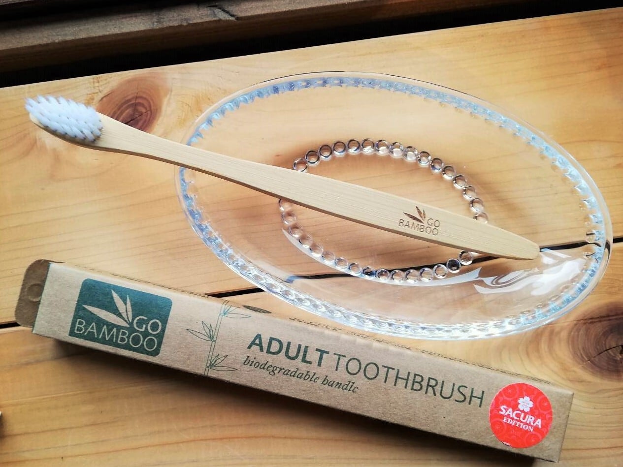 ゴーバンブー 竹製歯ブラシ（大人用／小さめヘッド）