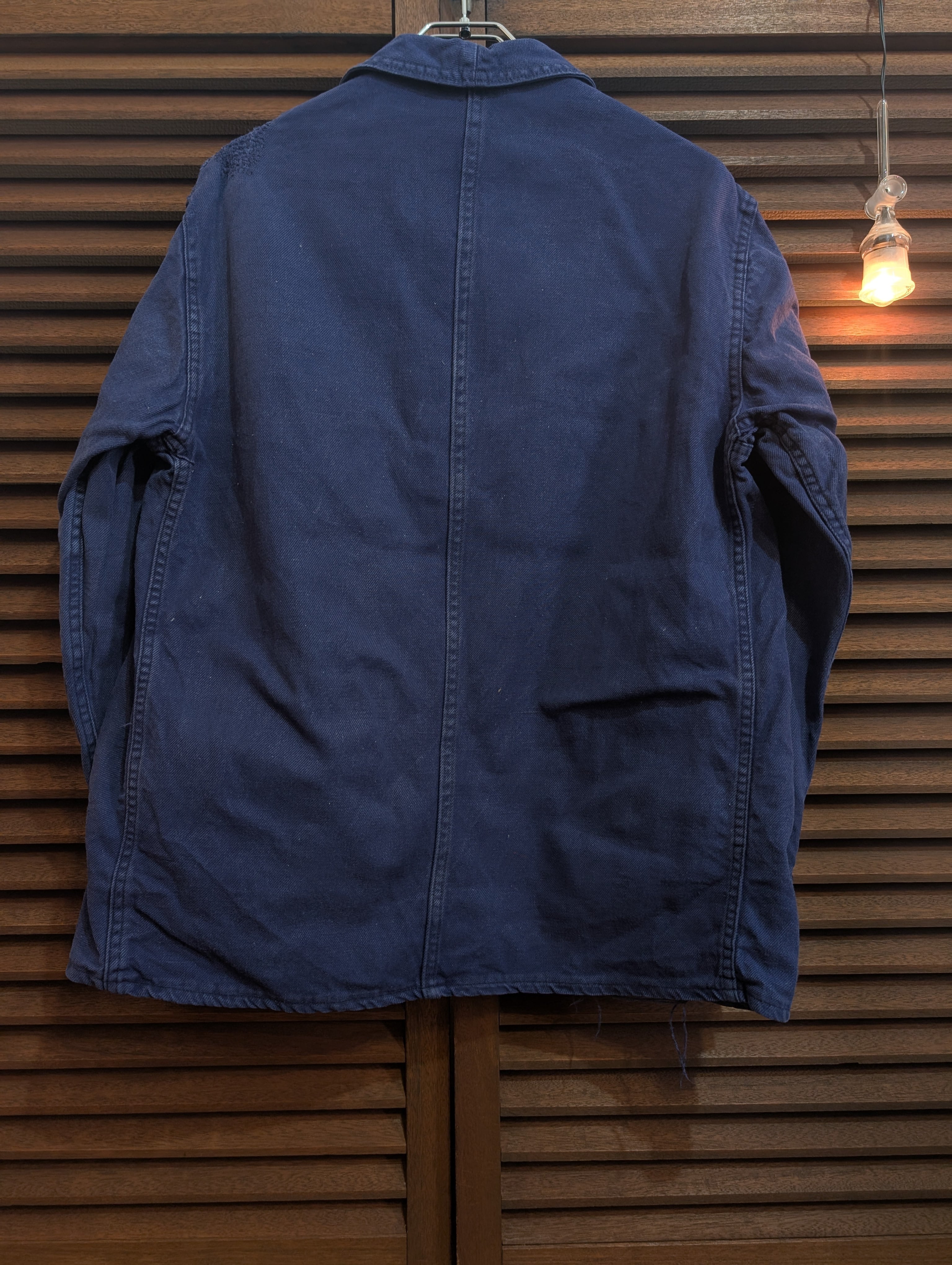 60s France KONECO CottonTwill Work Jacket Red Stetch | P and P