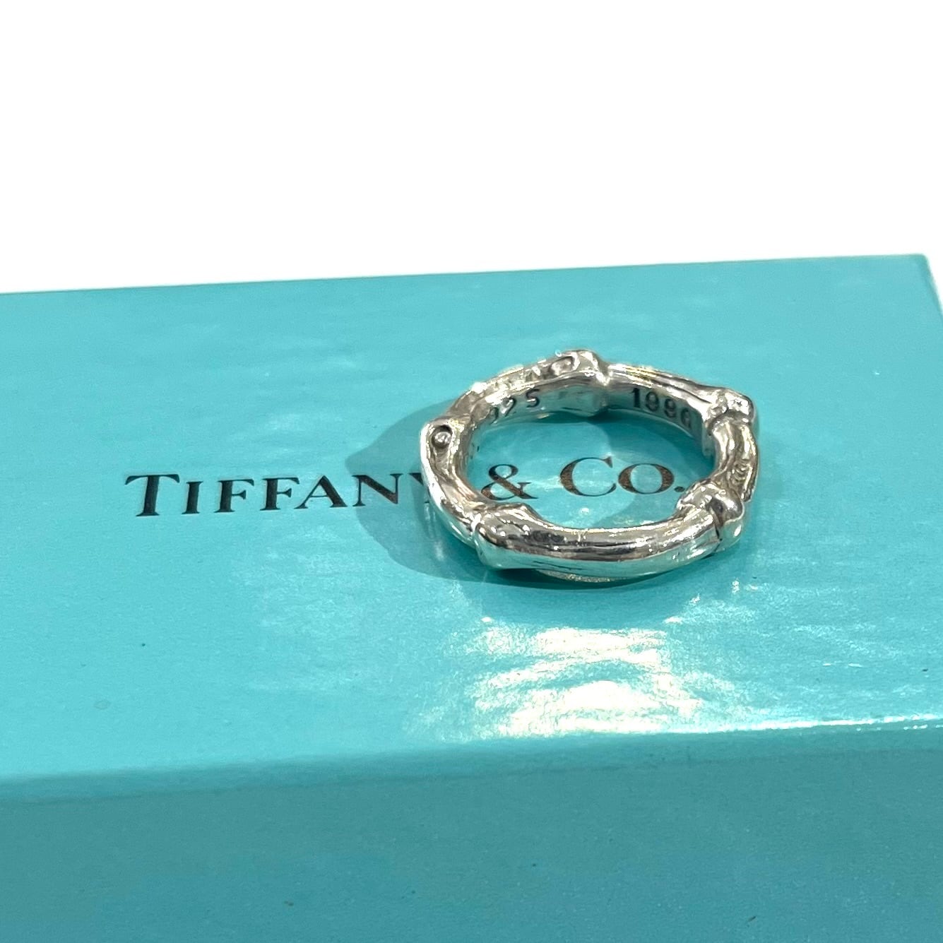 ティファニー Tiffany & Co. シルバー 925 バンブー リング9号 TIFFANY&CO.】【9-10号】2516 TIFFANY &CO ティファニーバンブーリング