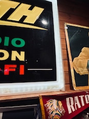 1960s ゼニス ヴィンテージ 電飾看板 ZENITH “RADIO TELEVISION STEREO HI-FI” Lighted Advertising Sign S-27