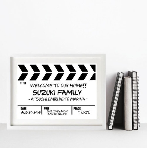 Family poster#CLAPPERBOARD(A3) 