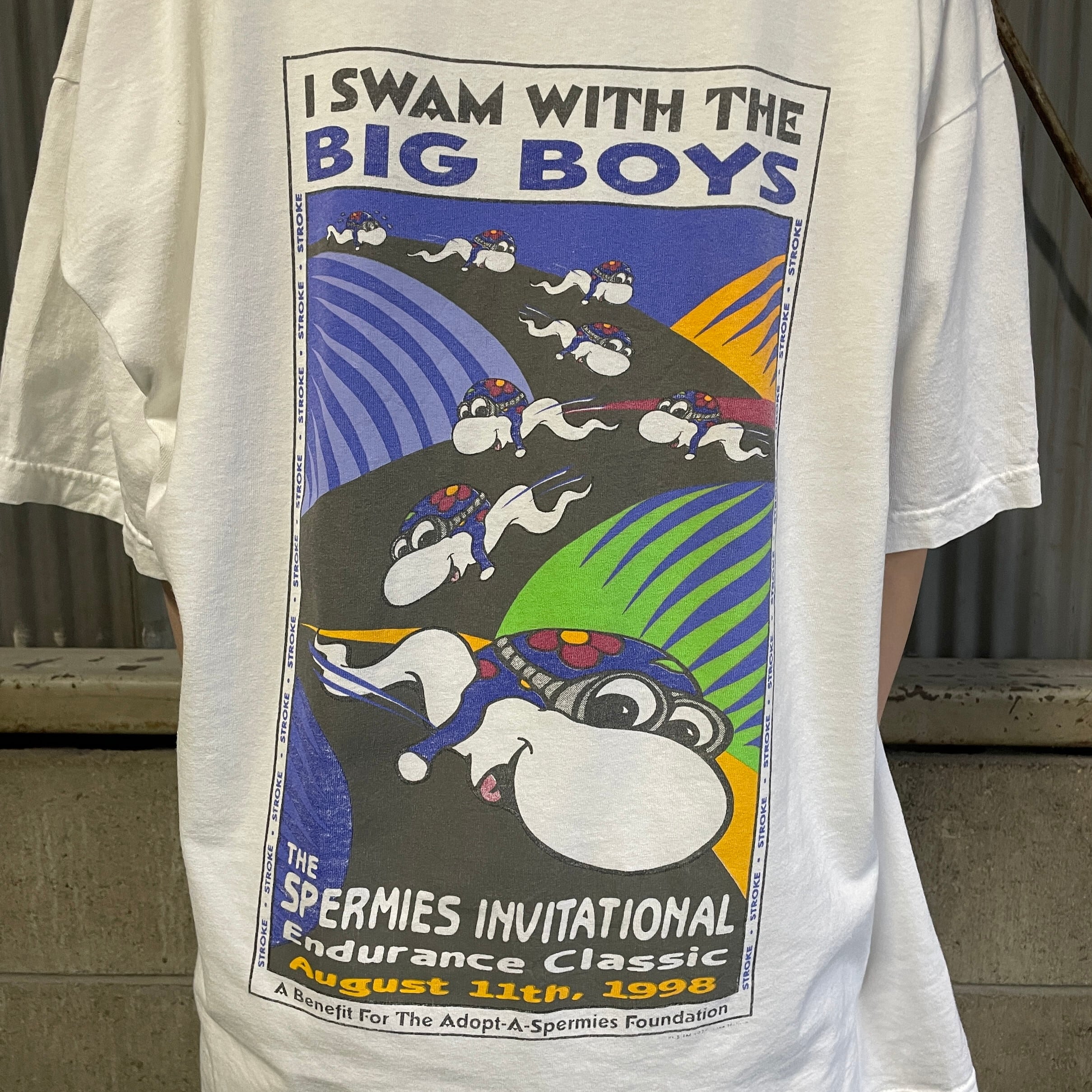 90年代 SPERMIES INVITATIONAL 精子 バックプリントTシャツ メンズXL