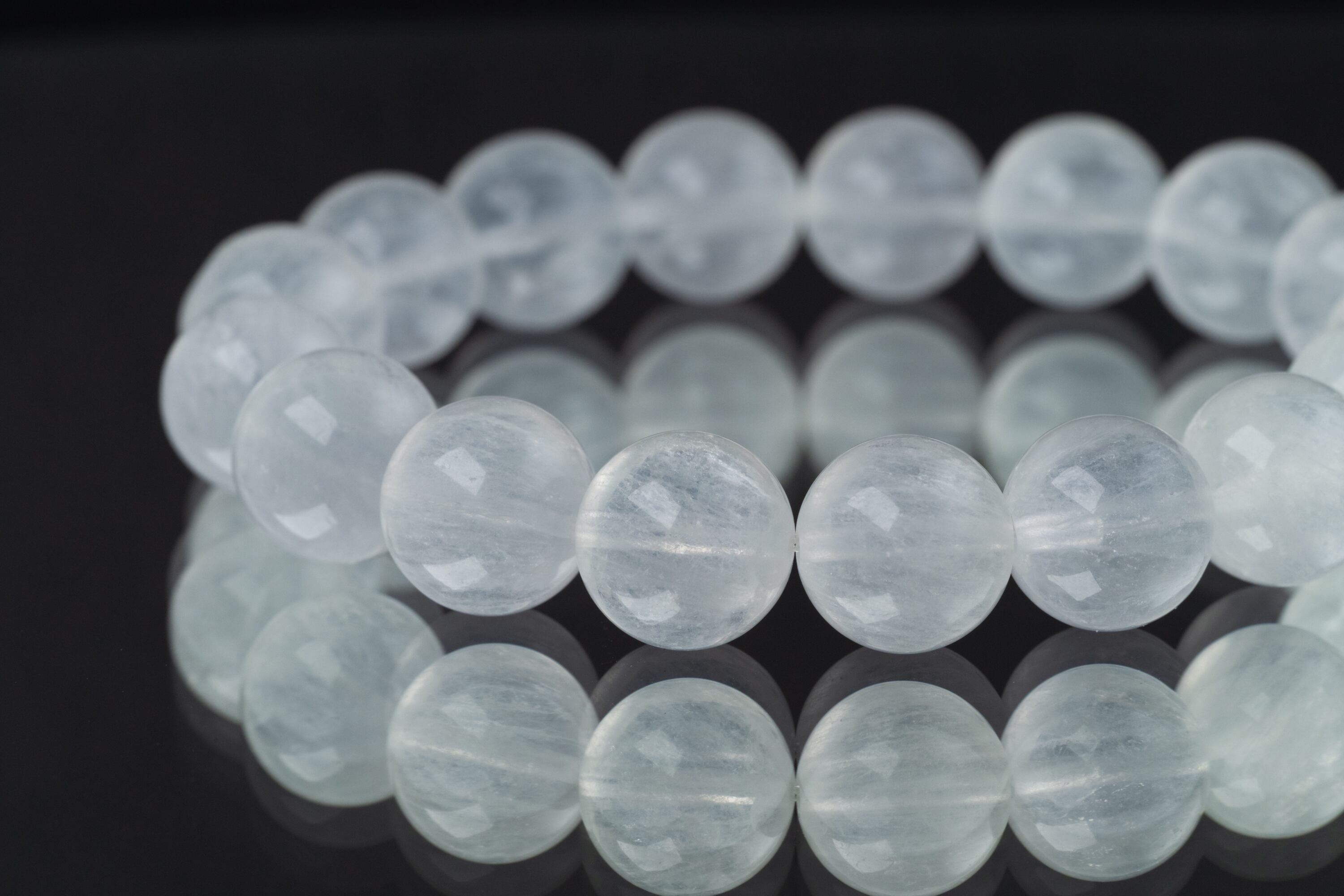 ◇一点物◇ラビットヘアーフローライト(ミルキーグリーン