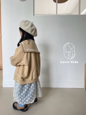 【Lovin'】セーラージャンパー 80〜130cm クリーム
