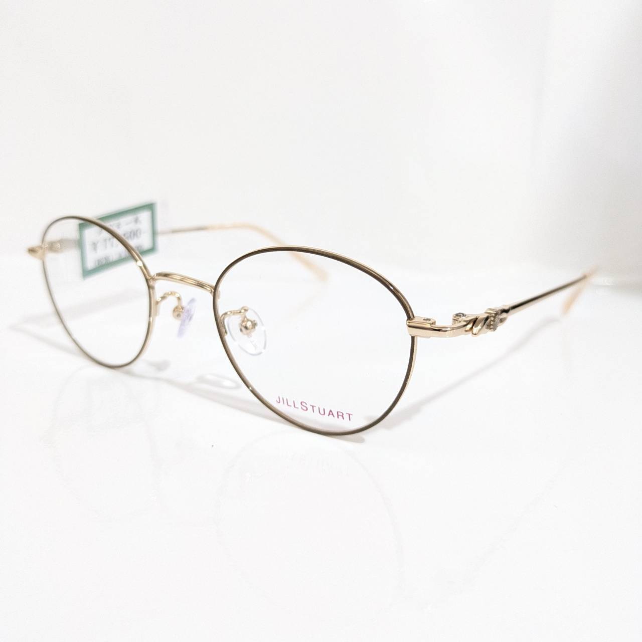 【JILL STUART】ボストンメタルフレーム ブラウン・ゴールド