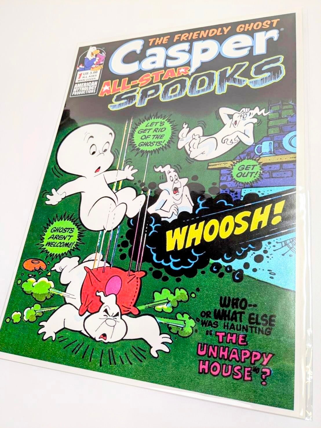 ちょうどいいB4ポスター CP319【キャスパー（Casper）】（ALL STAR SPOOKS）〚アメリカン雑貨 アメトイ〛
