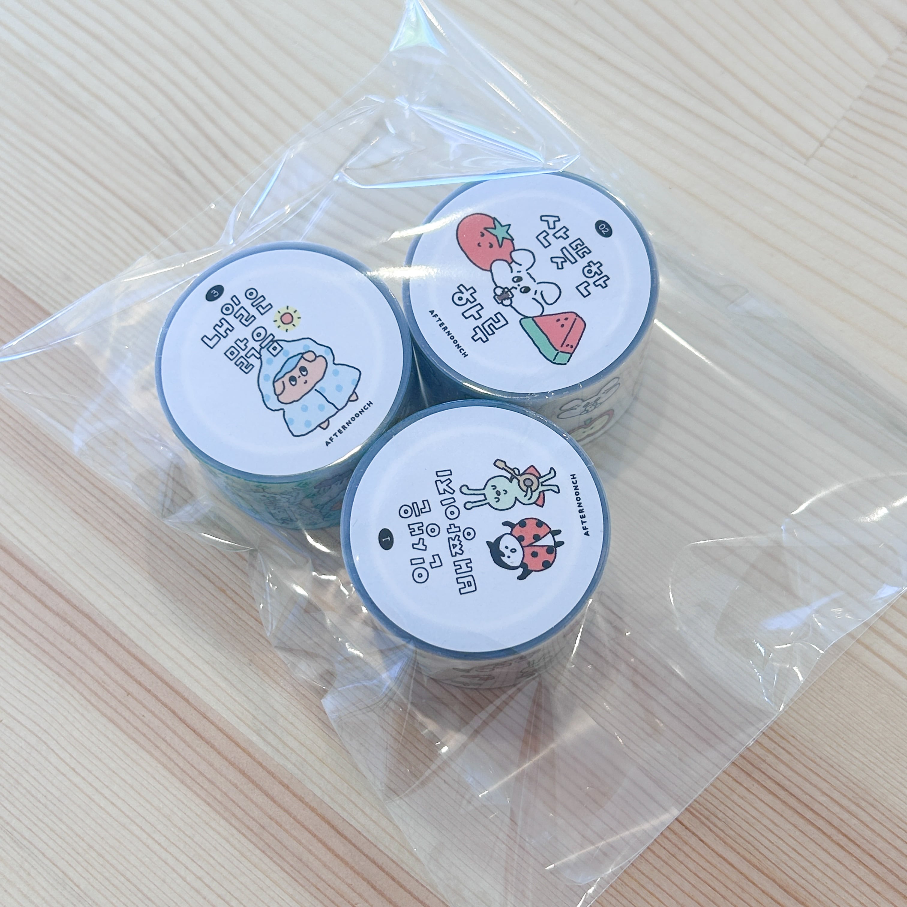 AFTERNOONCH】マスキングシール 작은친구들 키스컷 キスカット | 韓国