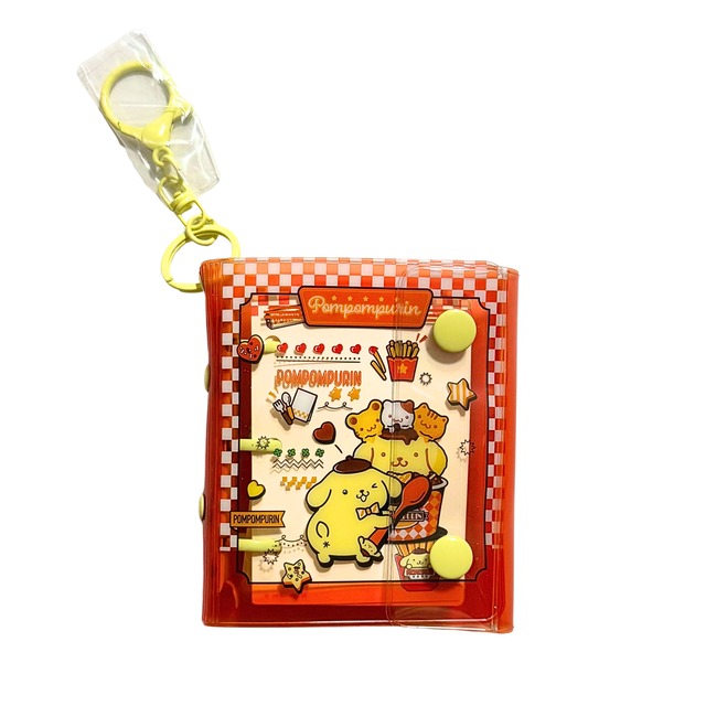サンリオ　ミニシールバインダーチャーム　ポムポムプリン