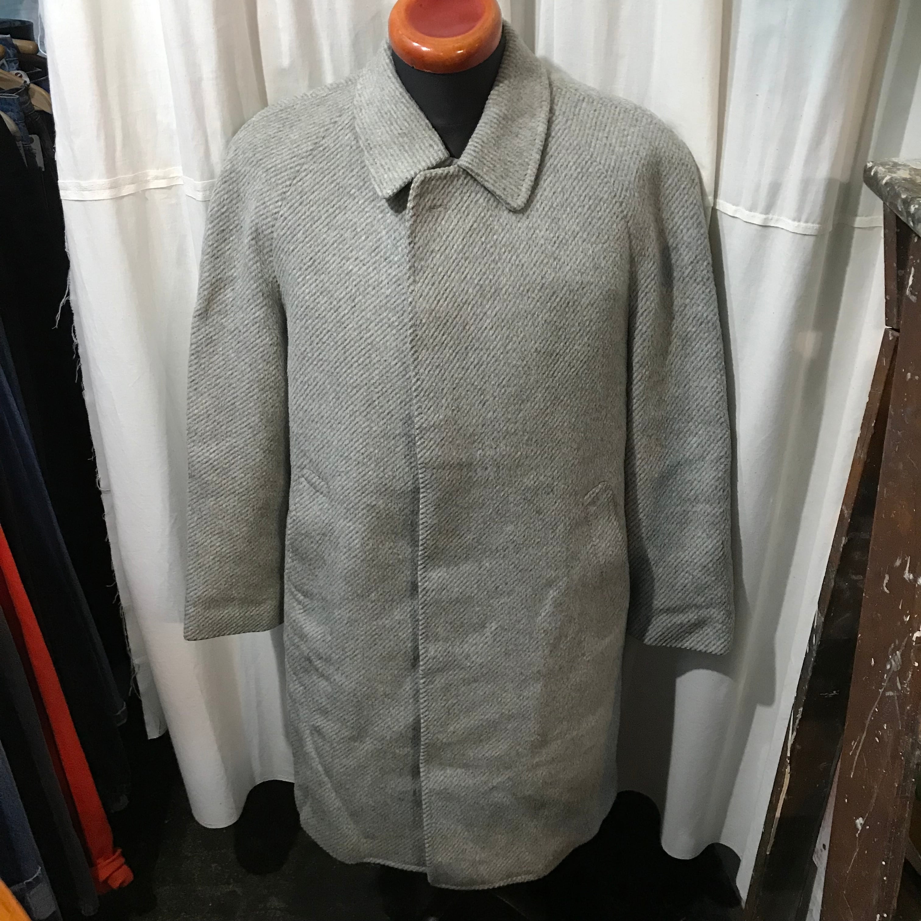 イングランド製 モヘアコート メンズL程度