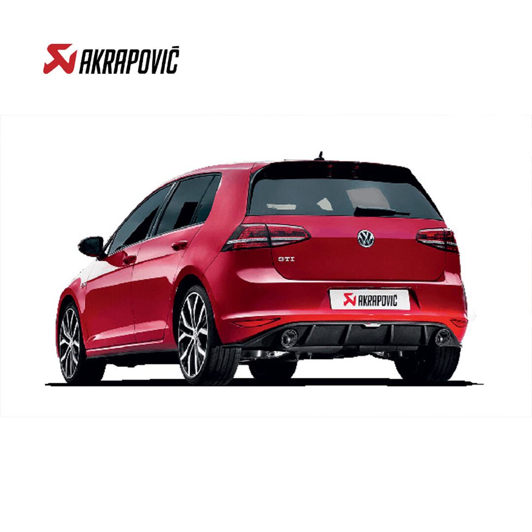 AKRAPOVIC VOLKSWAGEN / フォルクスワーゲン GOLF 7 GTI Slip-On Line (Titanium)