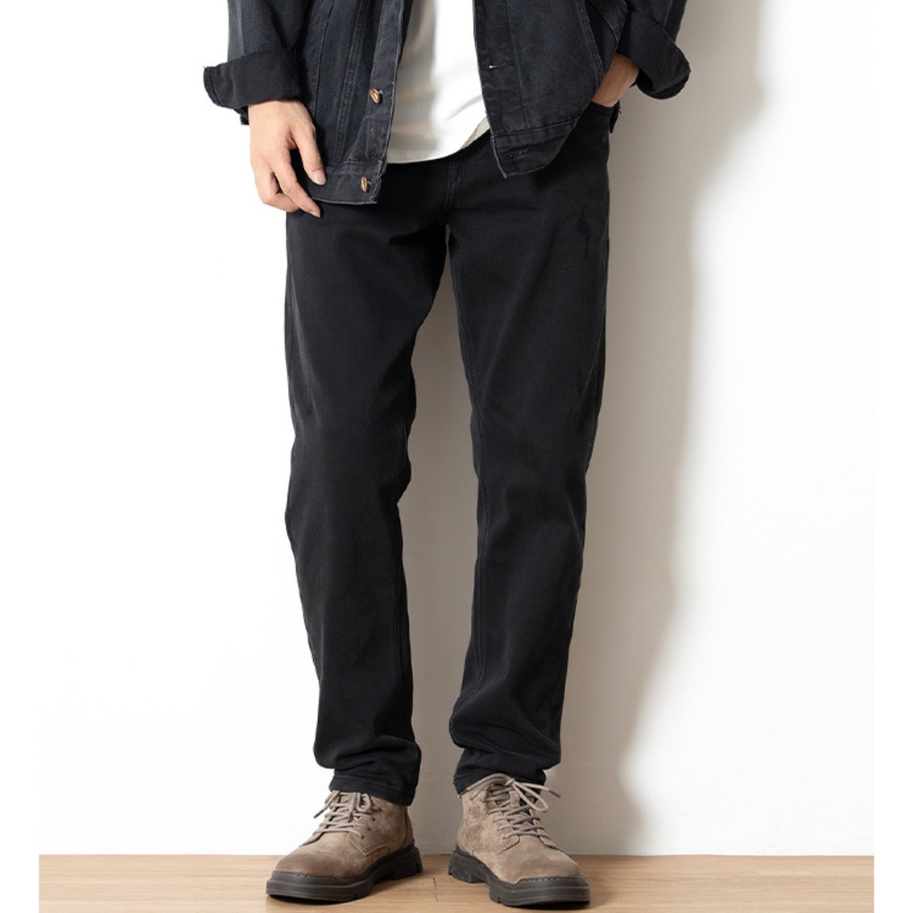 シンプルスタイリッシュ スリムテーパードパンツ af0016